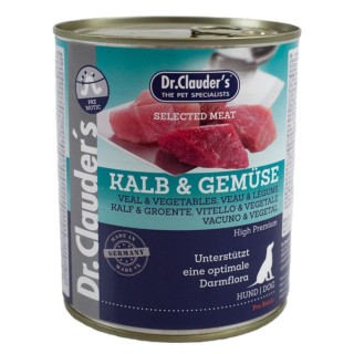 Dr.Clauder´s Kalb & Gemüse (telecí se zeleninou) 800g dog AKCE